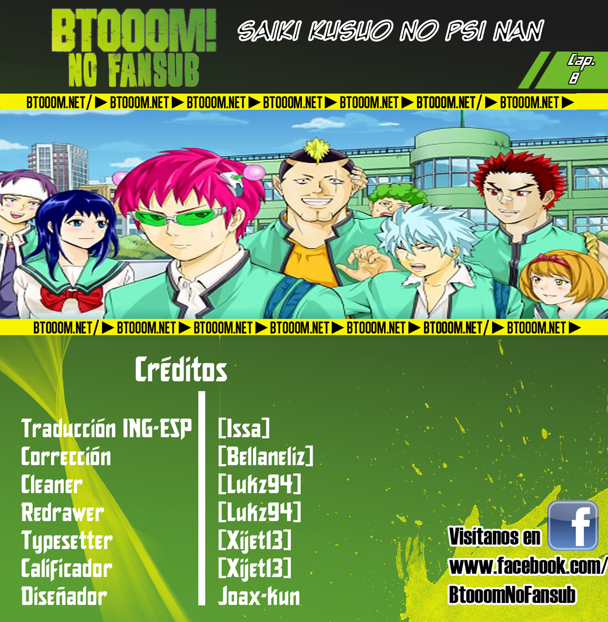 Saiki Kusuo no PSI Nan-Chapter 8